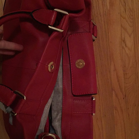 Ri2k Walcot tote in oxblood red - Picture 4 of 4